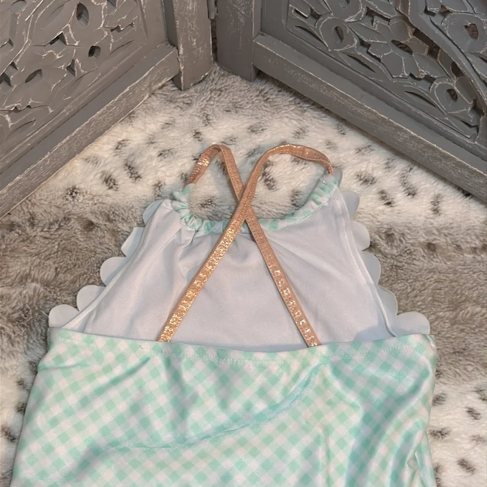 Body Glove pastel seashell swimsuit girls XSmall beach pool party tropical swim